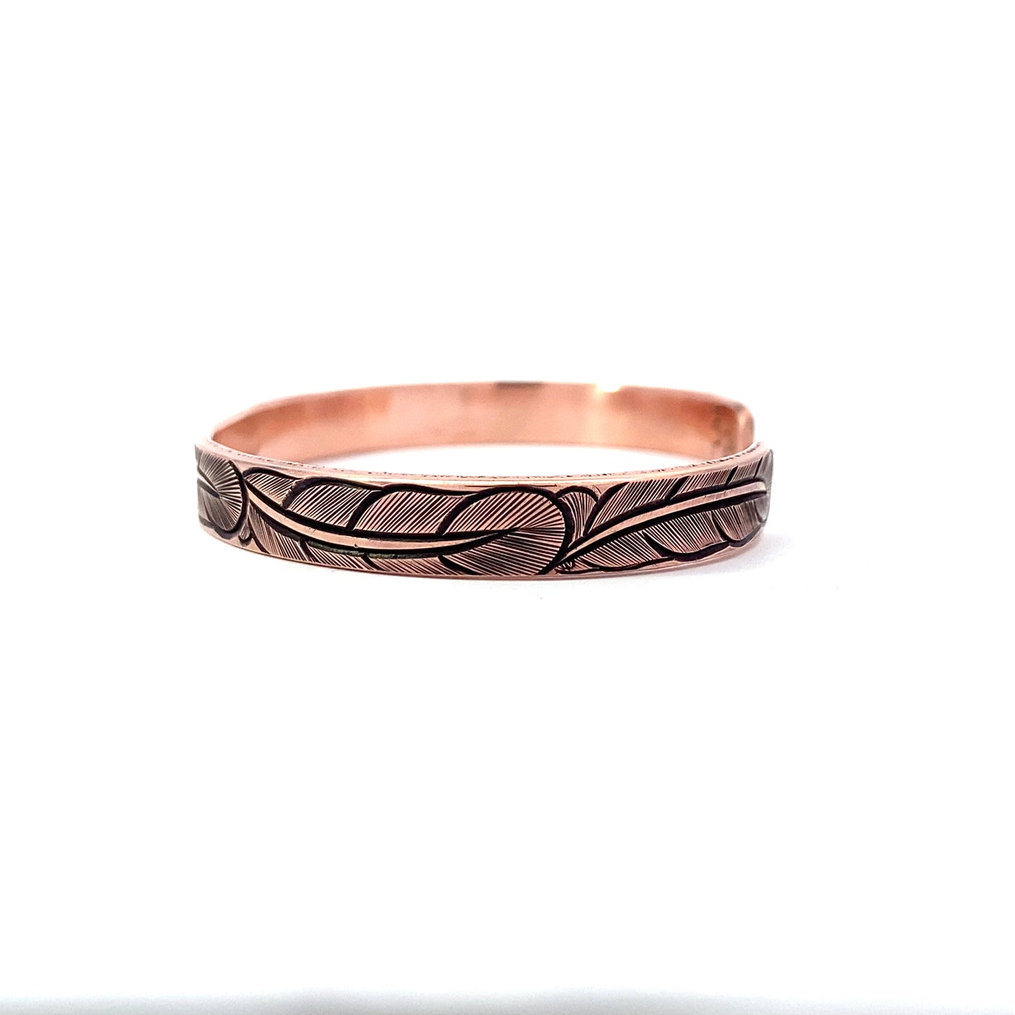Copper Feather Bracelet