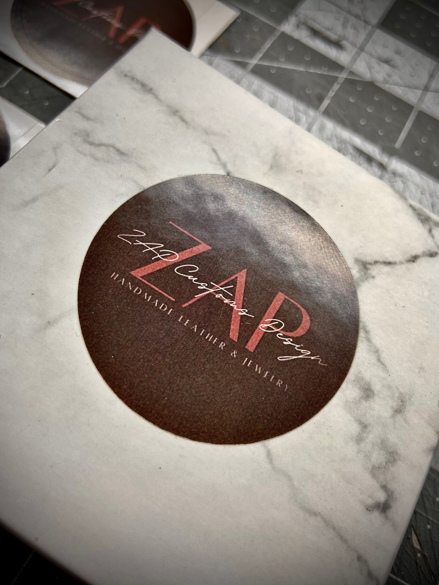 ZAP Customs Design Sticker