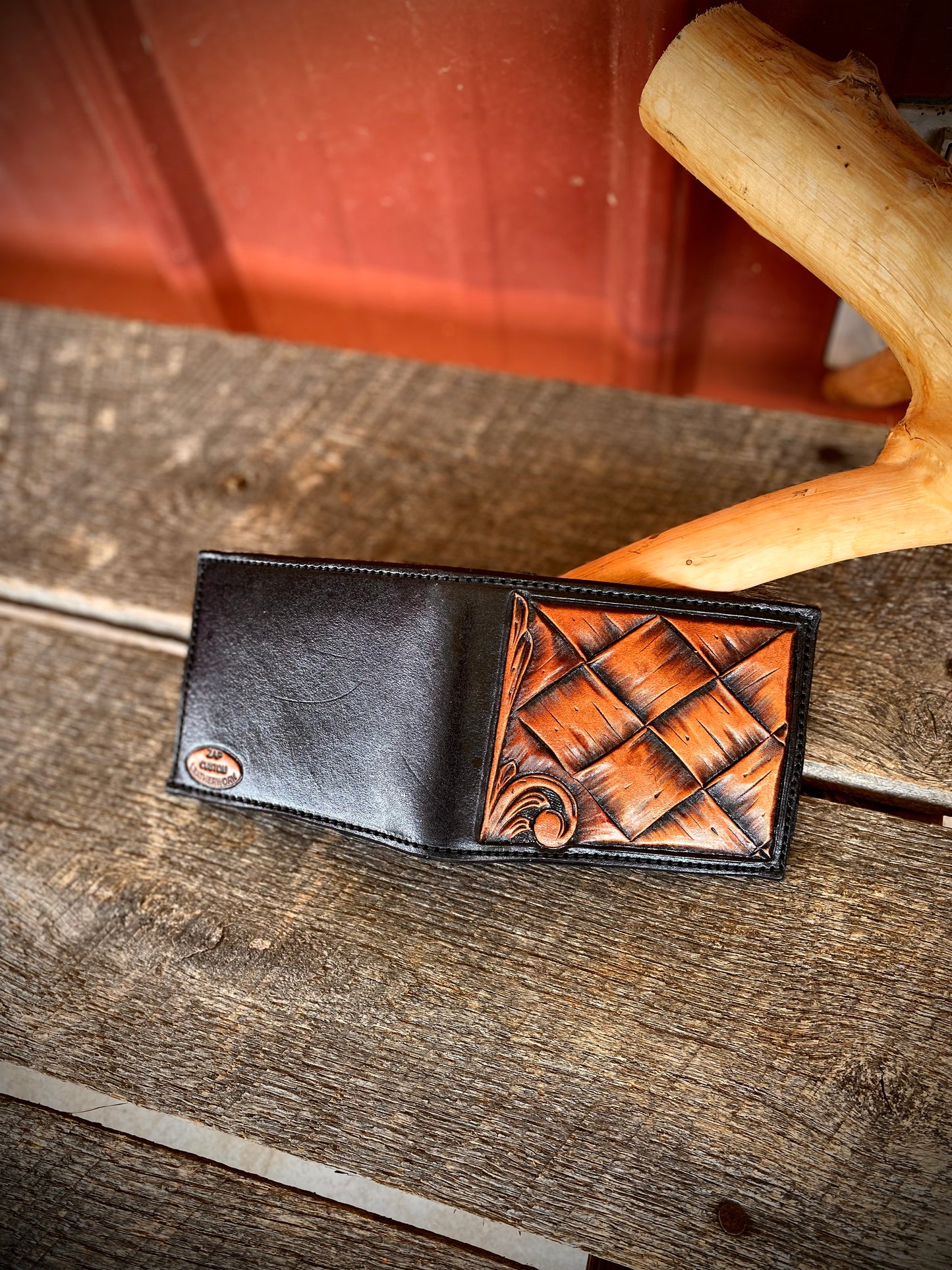 Half Tooled Wallet