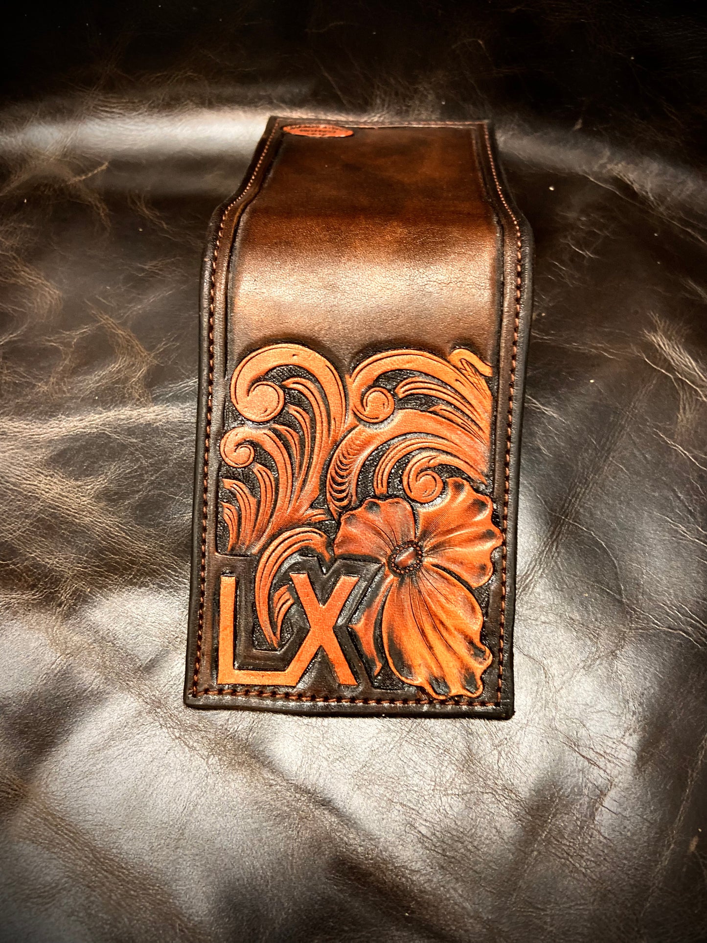 Half Tooled Wallet