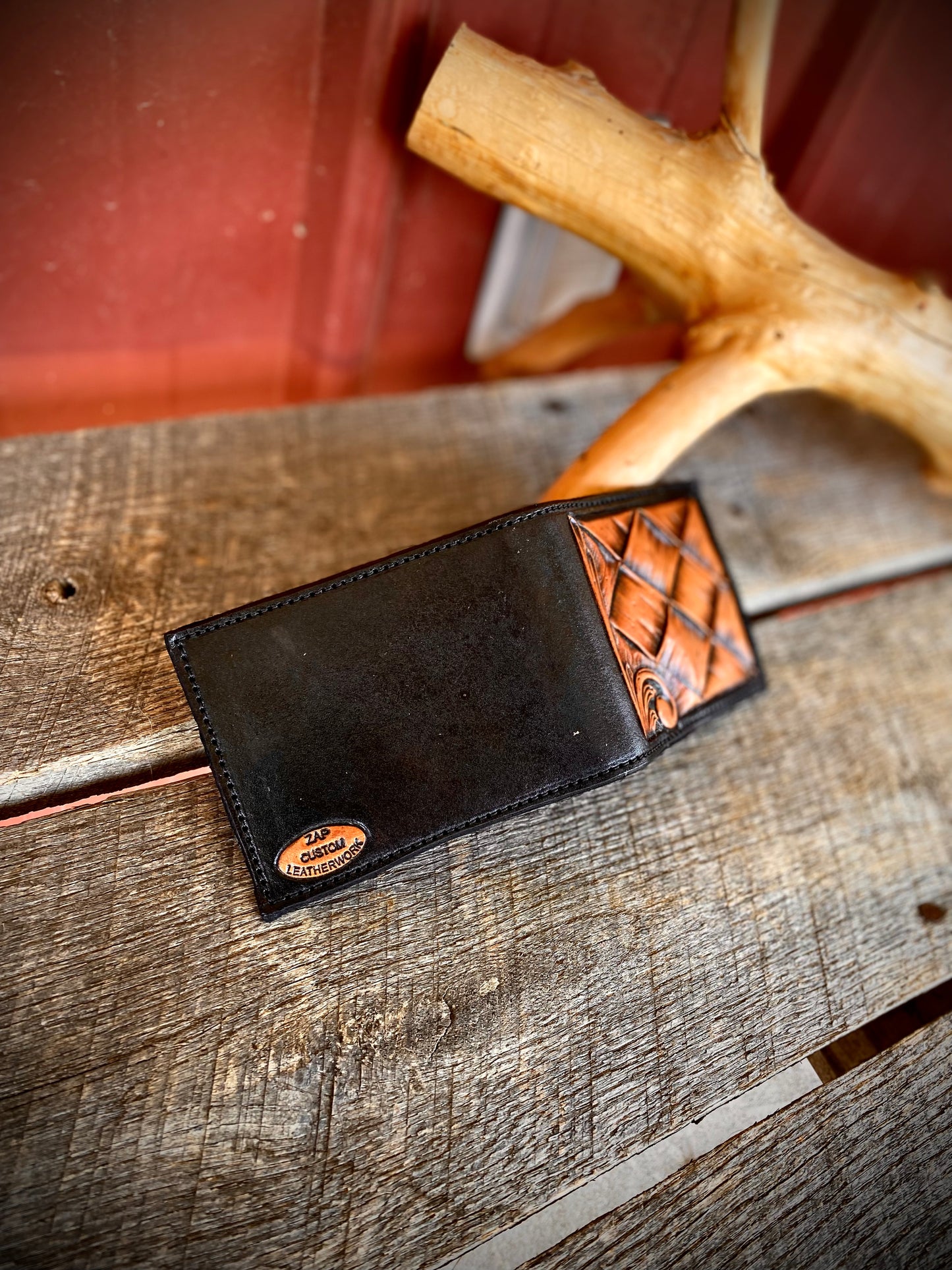 Half Tooled Wallet